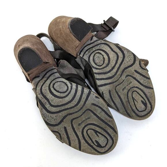 OTBT Delhi Slingback Leather Pump Sandals- 8 - Picture 8 of 10